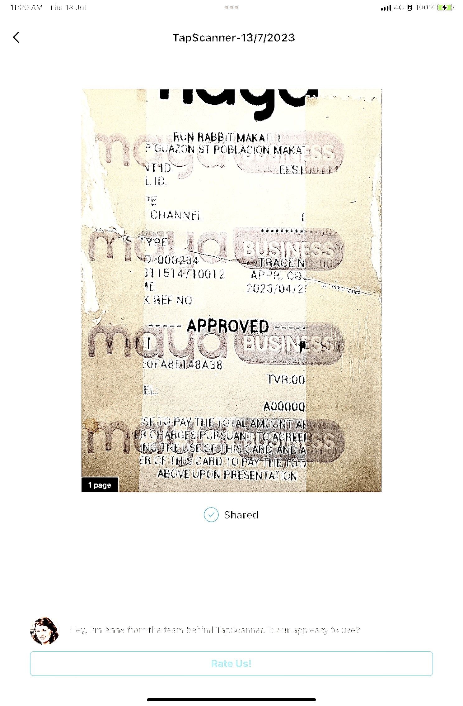 How to recover receipt faded print from contact wi... SAP Concur