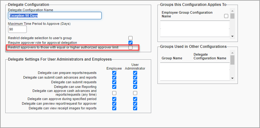 Expense Delegate - SAP Concur Community