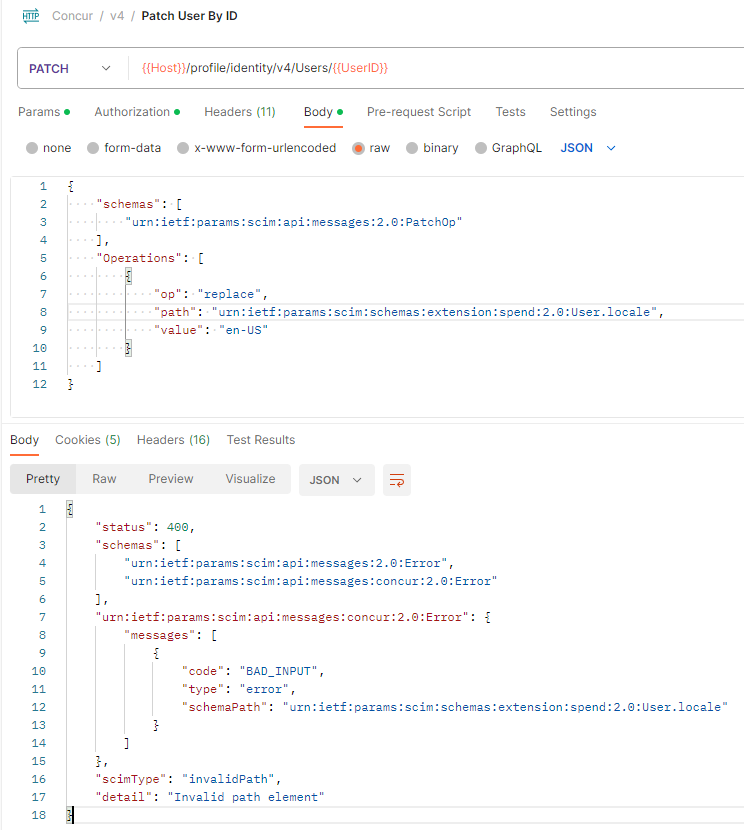 API Patch user's Spend or Travel Profile - SAP Concur Community