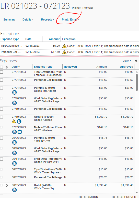 Export Itemized Expenses To Excel Sap Concur Community 6231