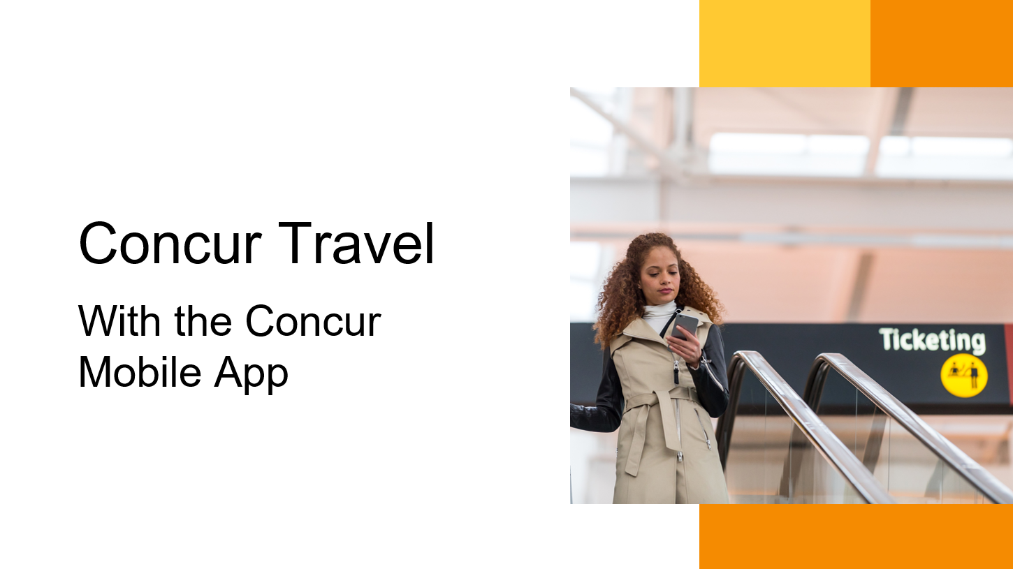 Concur Travel in the Concur Mobile App - SAP Concur Community