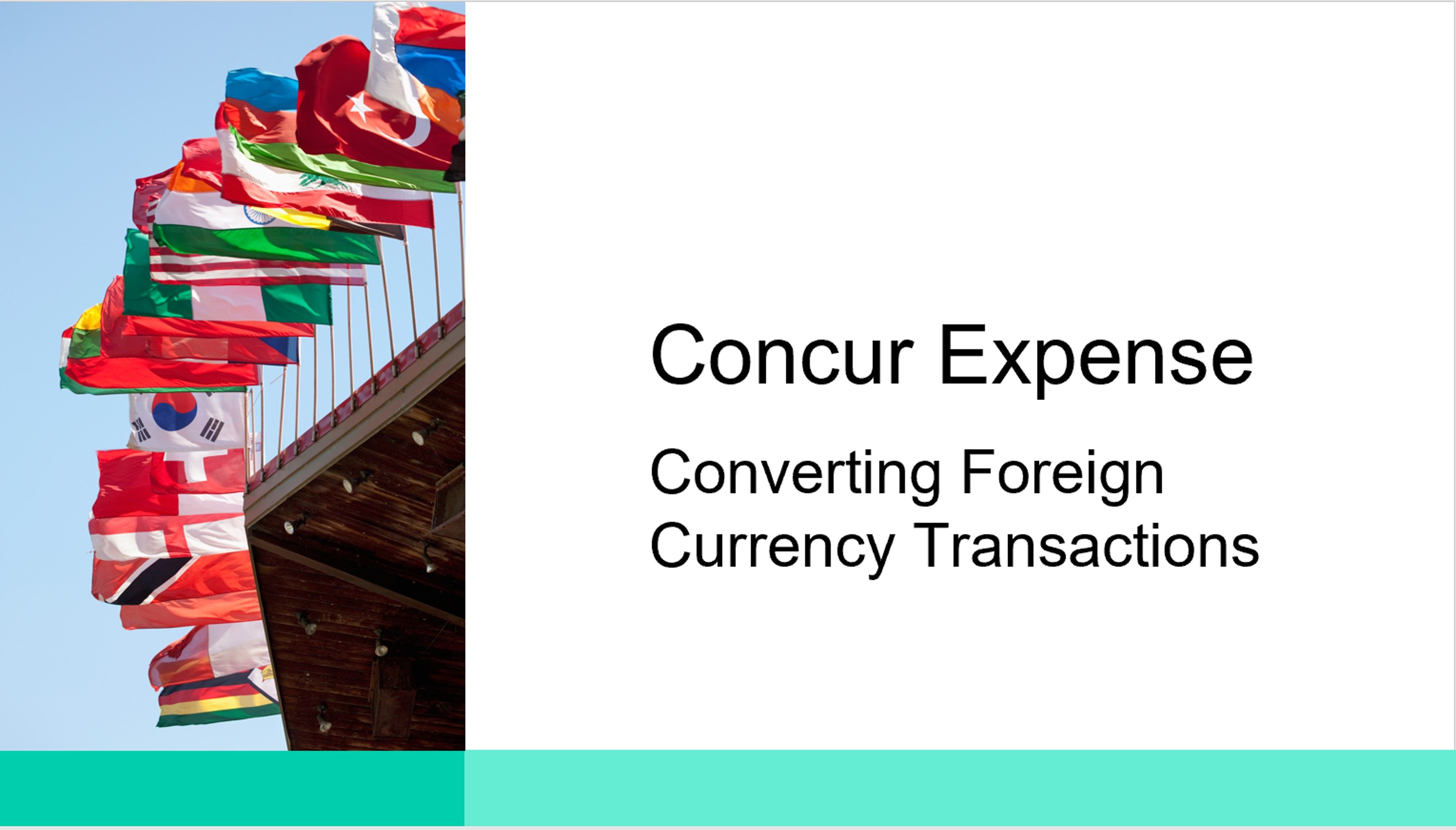 Currency Conversion Can Be Mystifying. We Got This... - SAP Concur ...