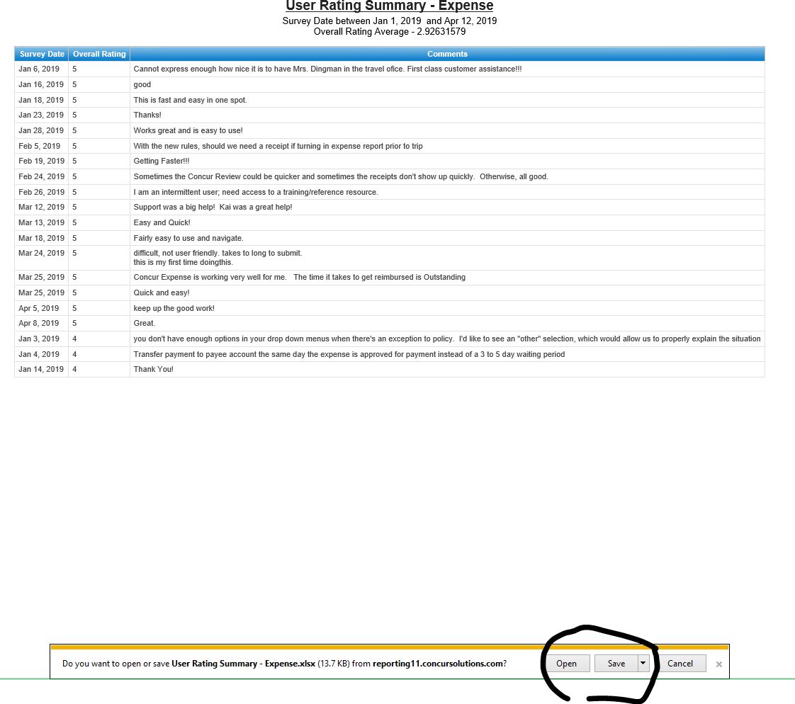 Intelligence reporting and report output - SAP Concur Community