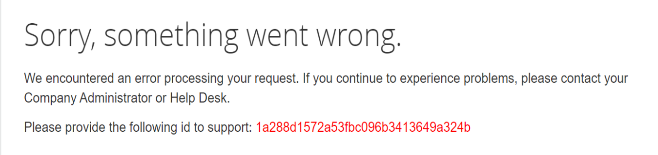 Error with Single sign on - SAP Concur Community