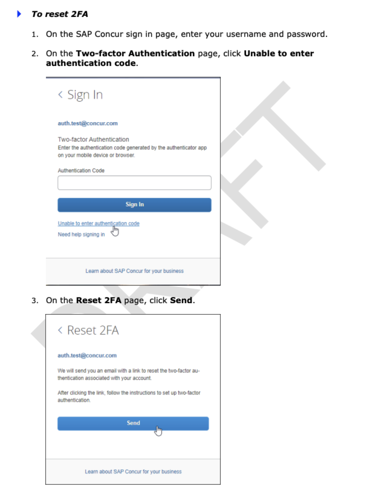 Solved Two Factor authentications SAP Concur Community