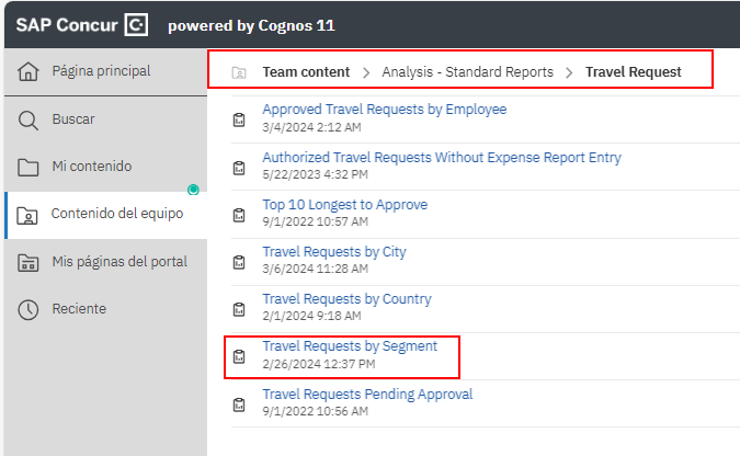 Forecast Report for concur travel solution - SAP Concur Community