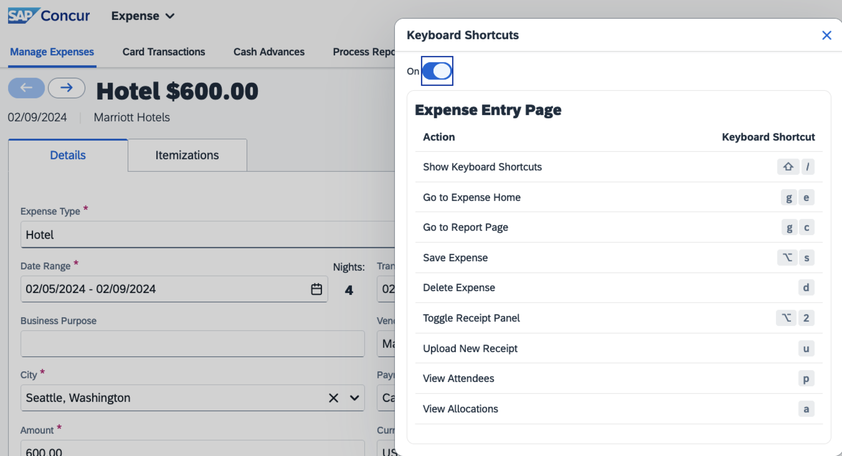 Turn On Keyboard Shortcuts