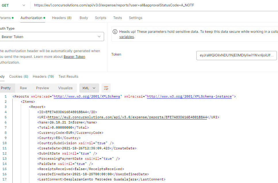 Difficulties using API Expense / Reports V4 - SAP Concur Community