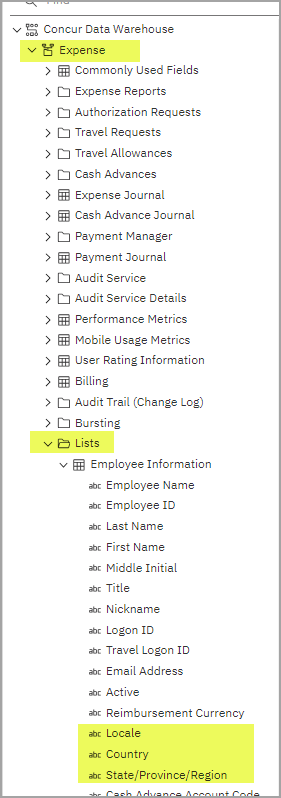 Adding Location to Report - SAP Concur Community