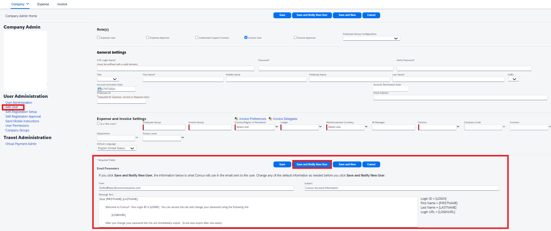 Solved: New users - email communication - SAP Concur Community