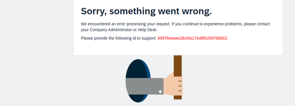 Help on error login - SAP Concur Community
