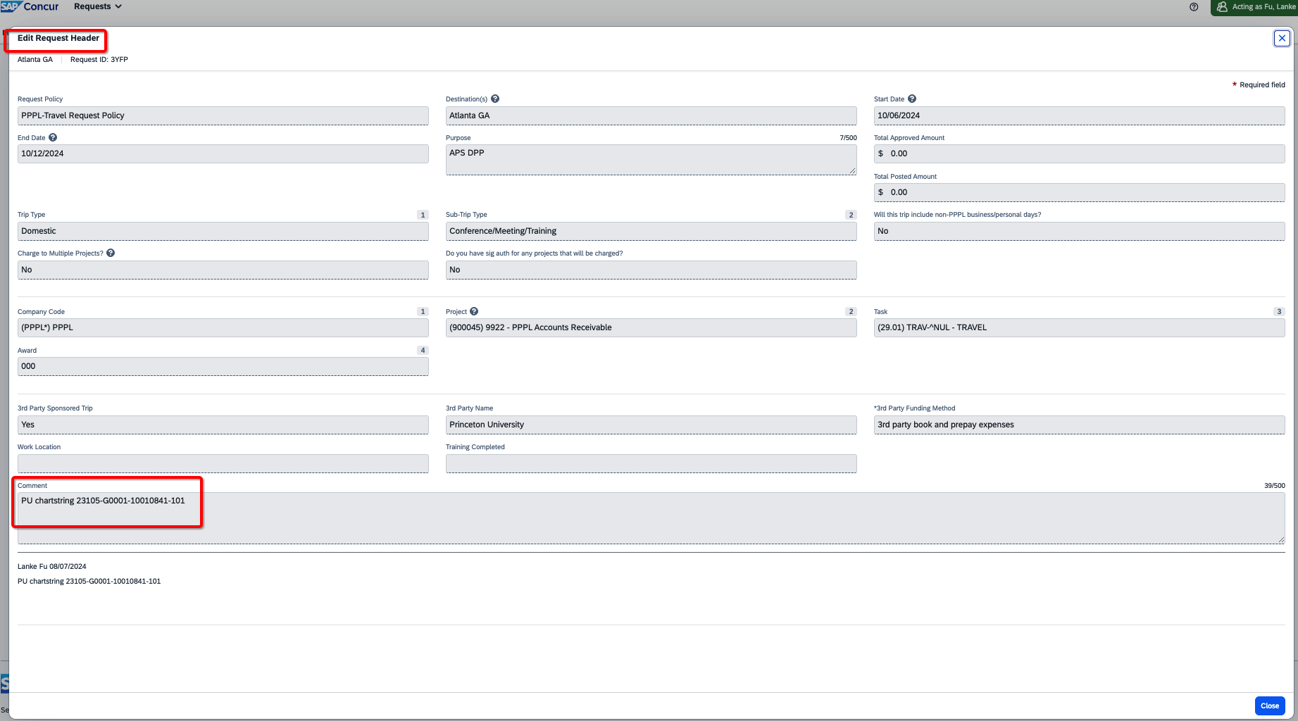 Disable Comments Being Copied from Request to Expe... - SAP Concur ...