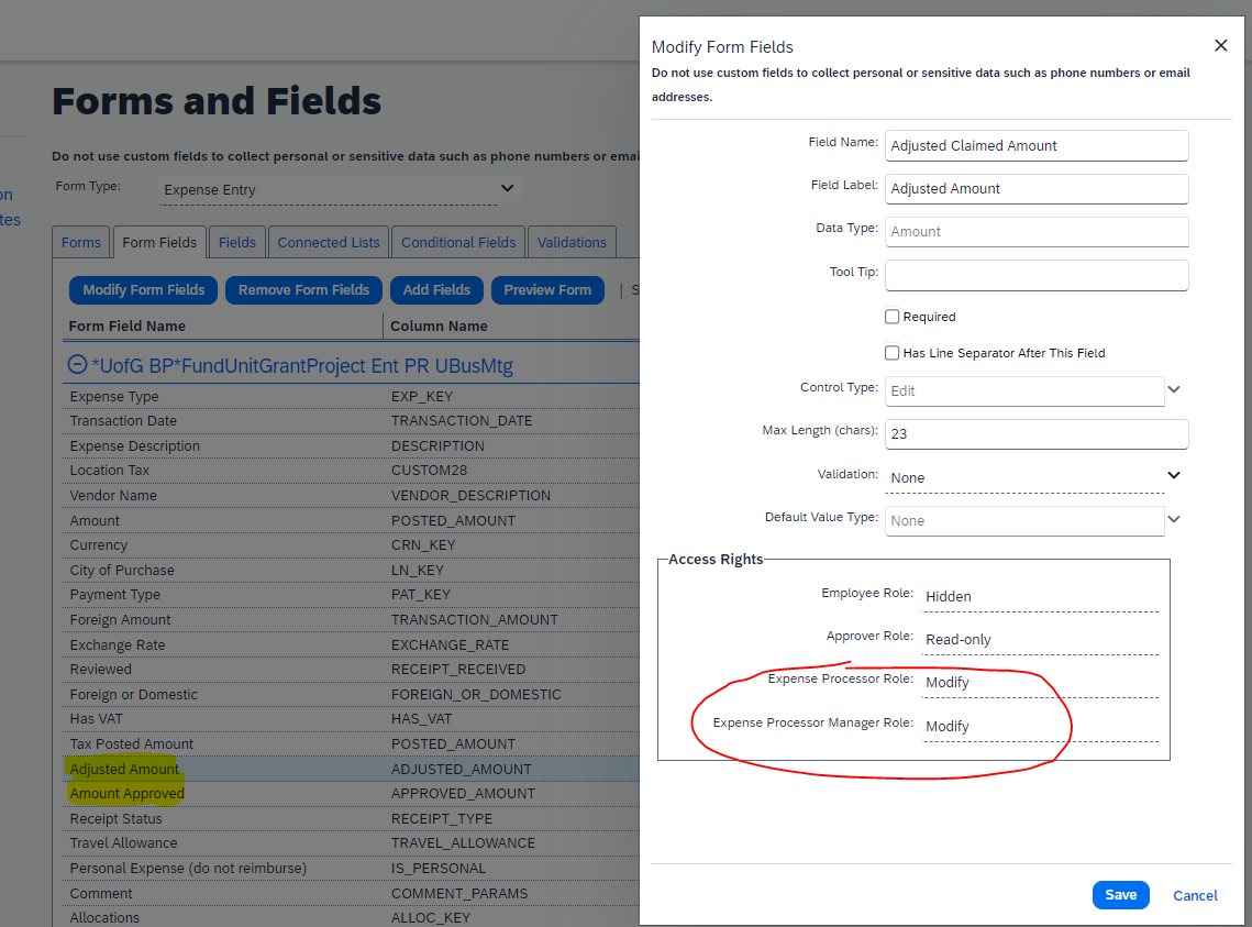 Solved: Advanced Configuration: Allow Processor to Modify ... - SAP ...
