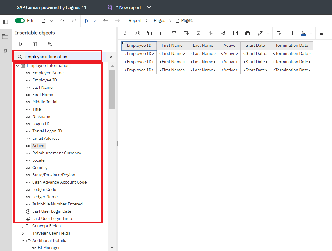 Solved: Employee Details Report that include the activatio... - SAP ...