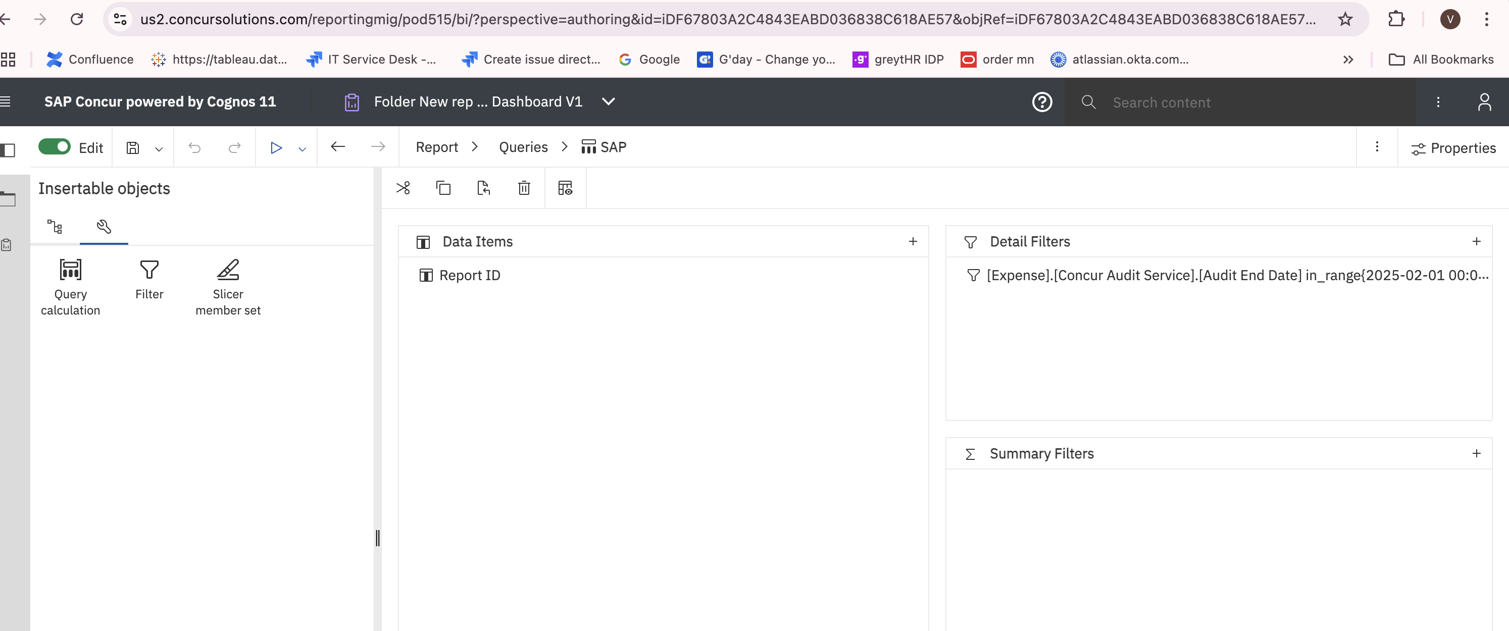 How to sum field from two queries in concur Report - SAP Concur Community