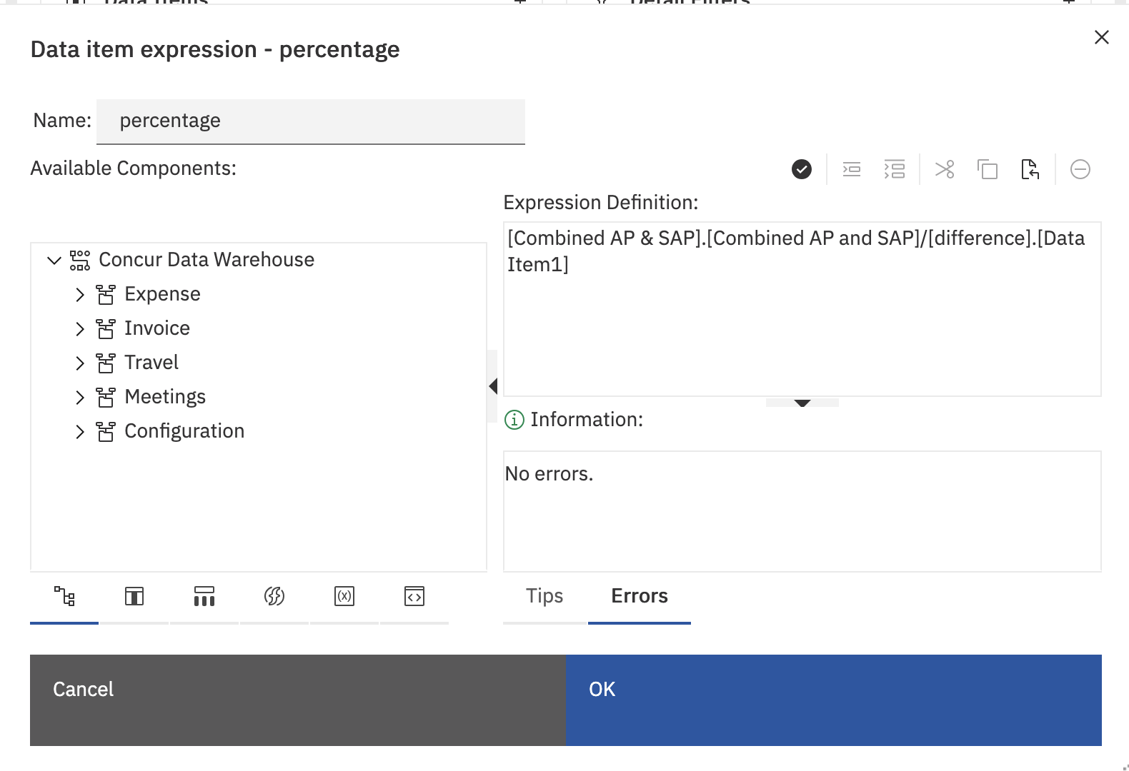 How to sum field from two queries in concur Report - SAP Concur Community