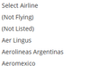 Avis Flight Info Options