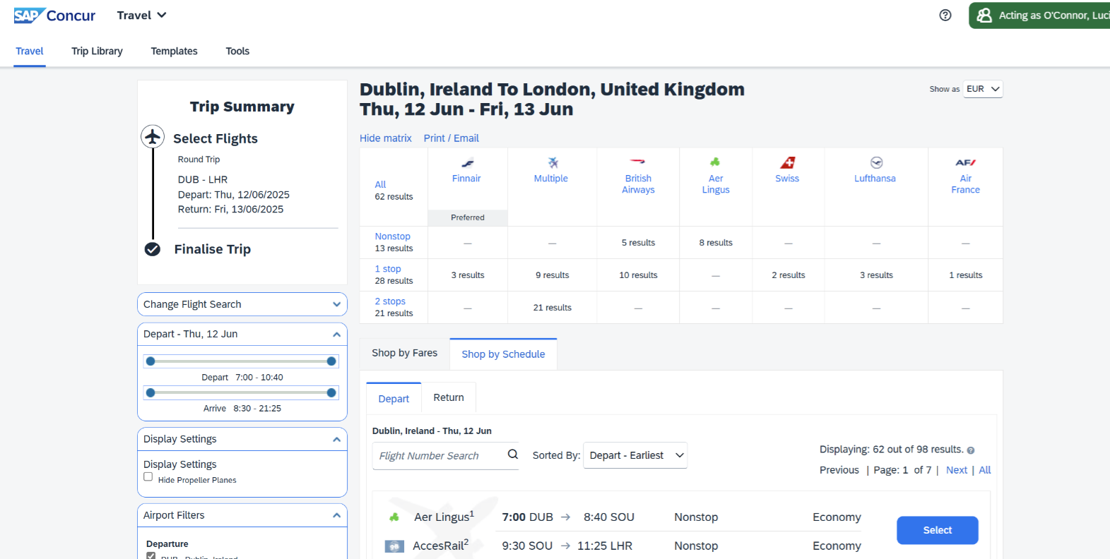 Travel UI updated? - SAP Concur Community