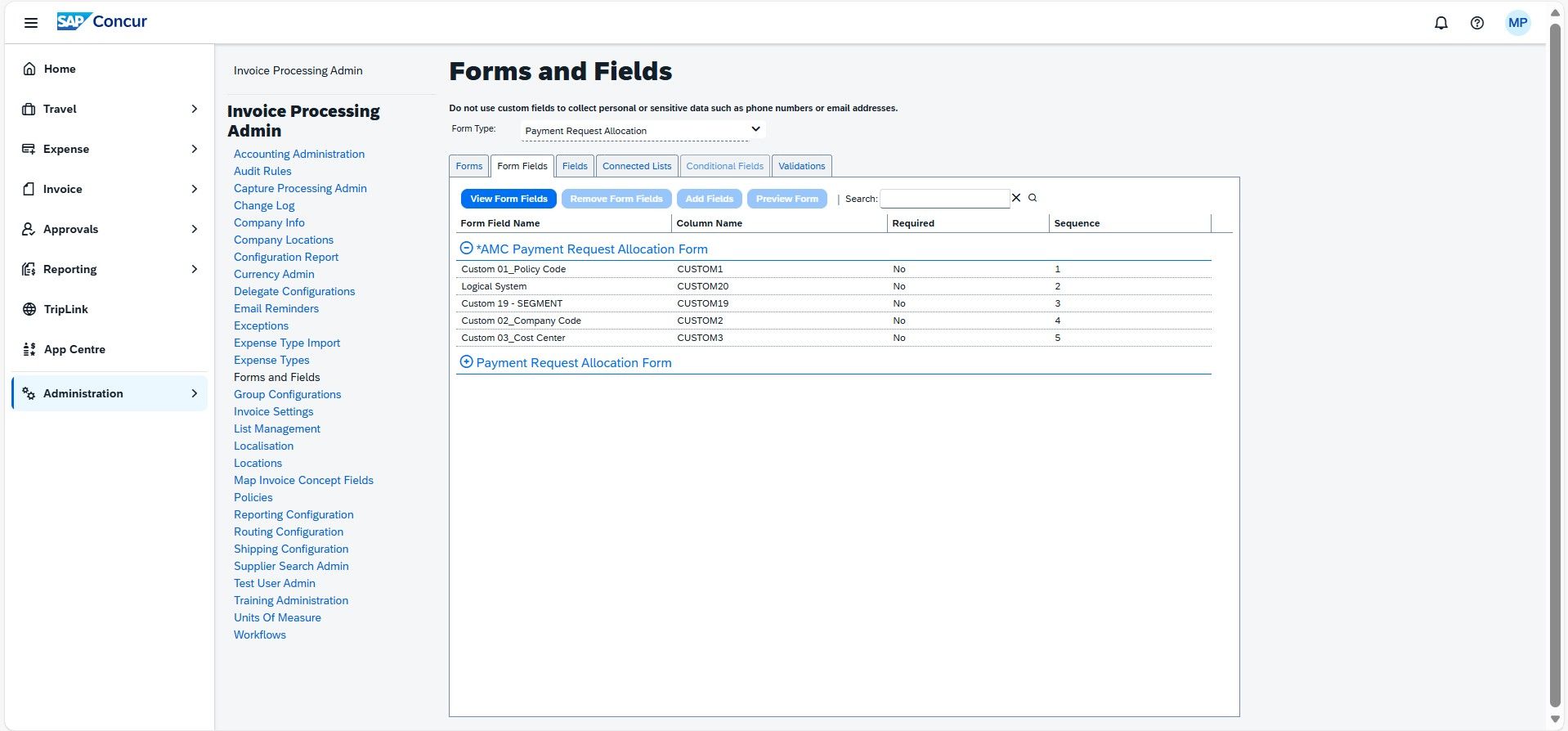 Concur Invoice Integration to SAP S/4 HANA Error -... - SAP Concur ...
