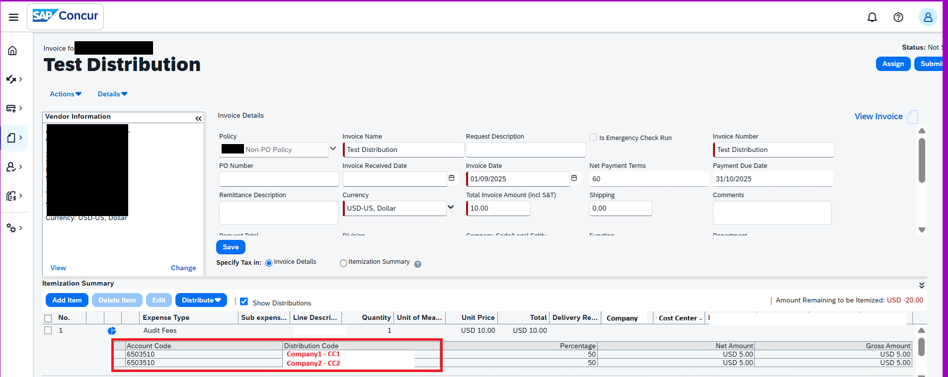 Concur Invoice Integration to SAP S/4 HANA Error -... - SAP Concur ...