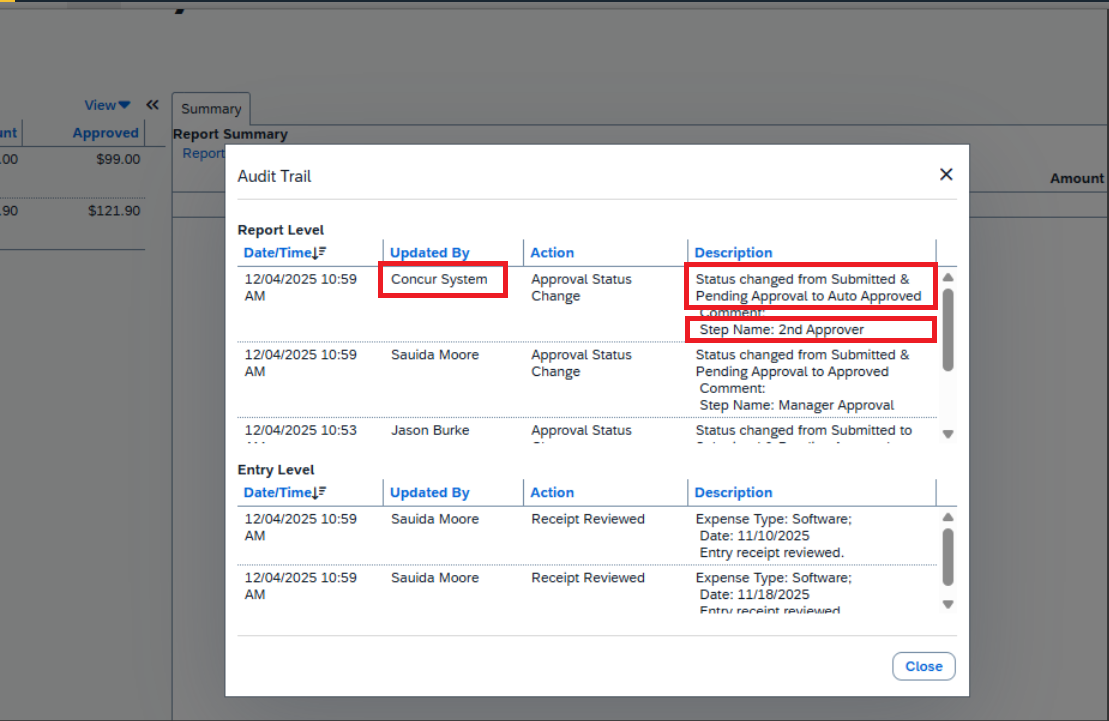 Solved: Approval Workflow Issues - SAP Concur Community