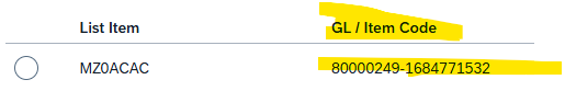 Cutstomer:Job - GL/Item Codes - SAP Concur Community