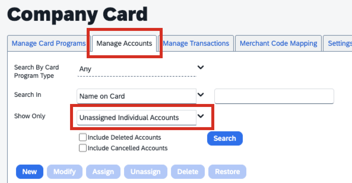 Solved: Need help with Corporate Card - how to assign to e... - SAP ...