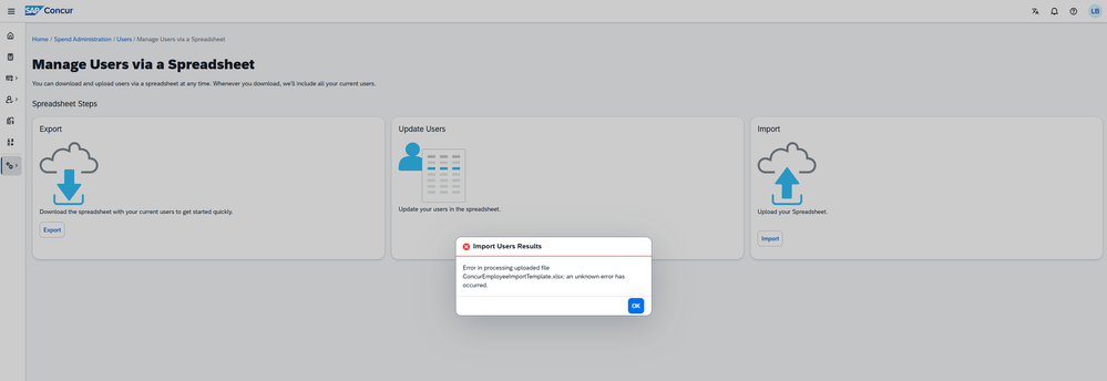 Error Screenshot
