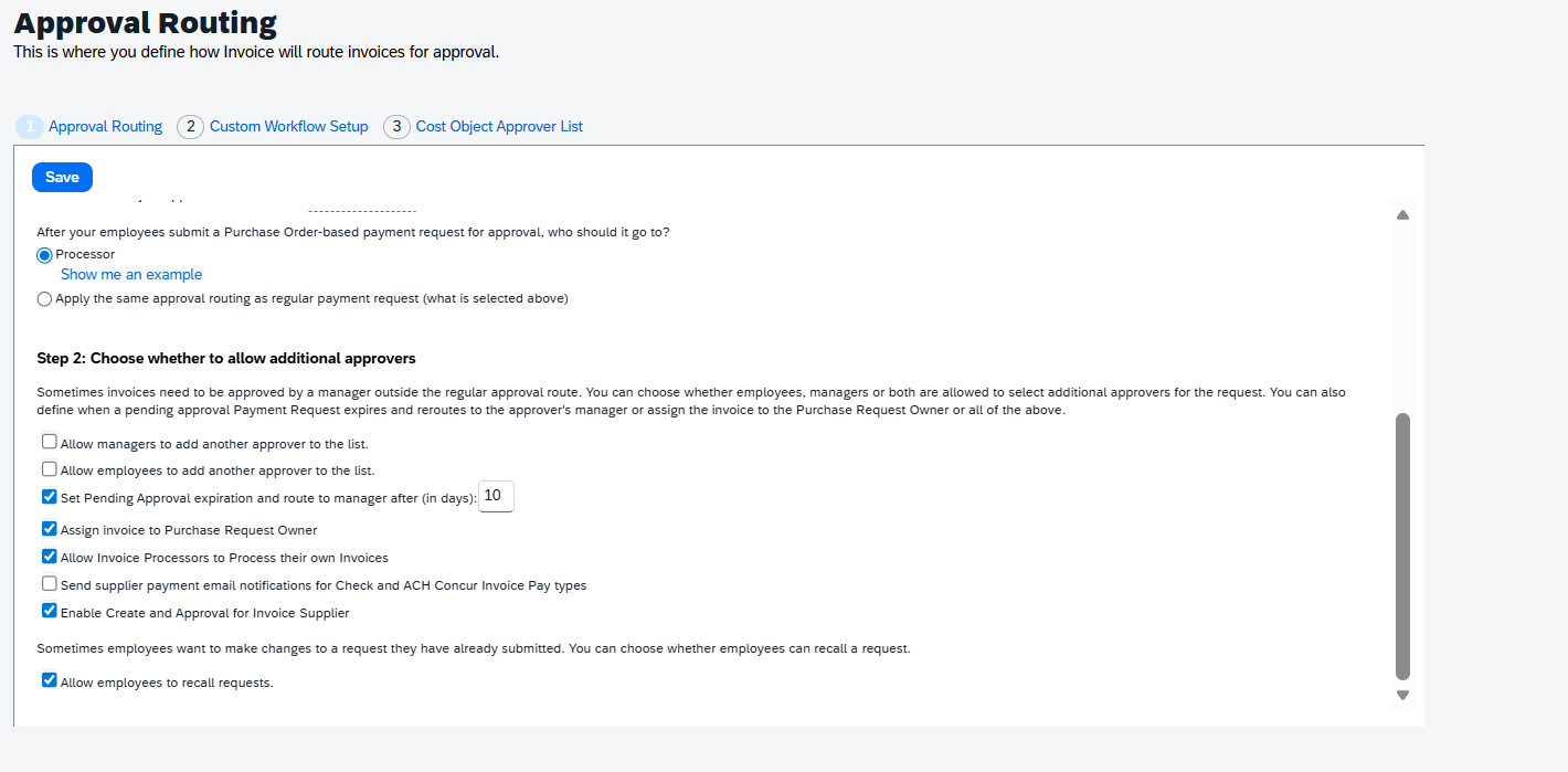 Solved: Concur Invoice Approval Workflow Design Purchase o... - SAP ...