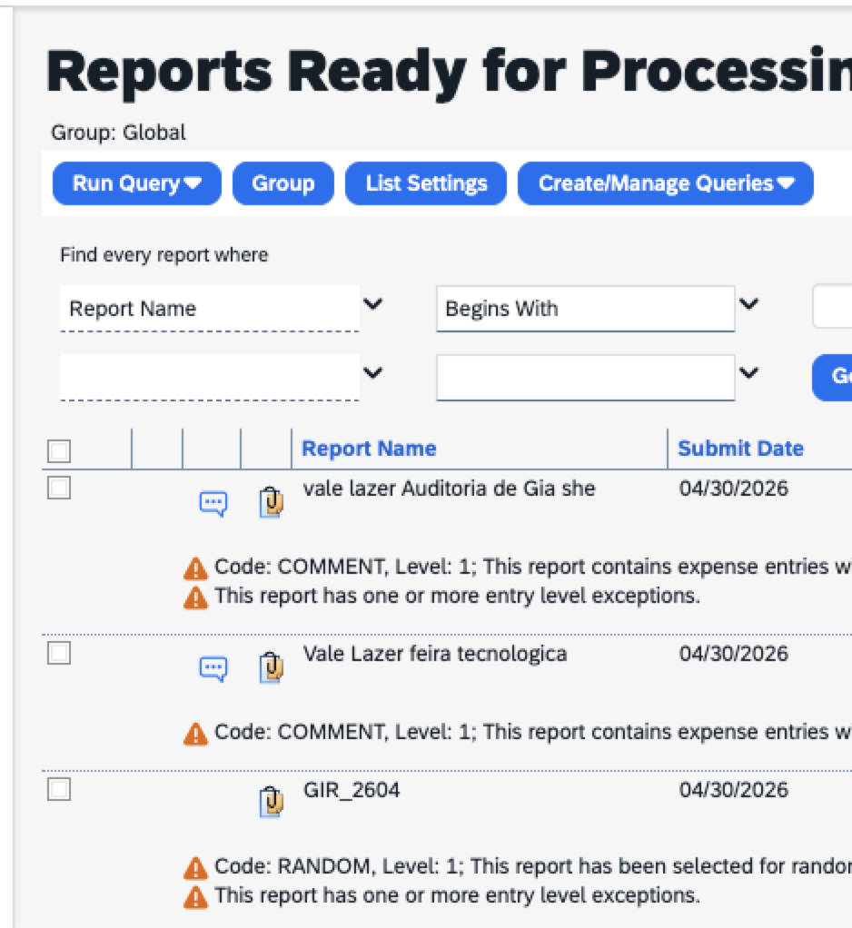 Exception/Warning symbol color change - SAP Concur Community
