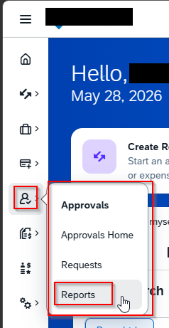 Go to Approvals