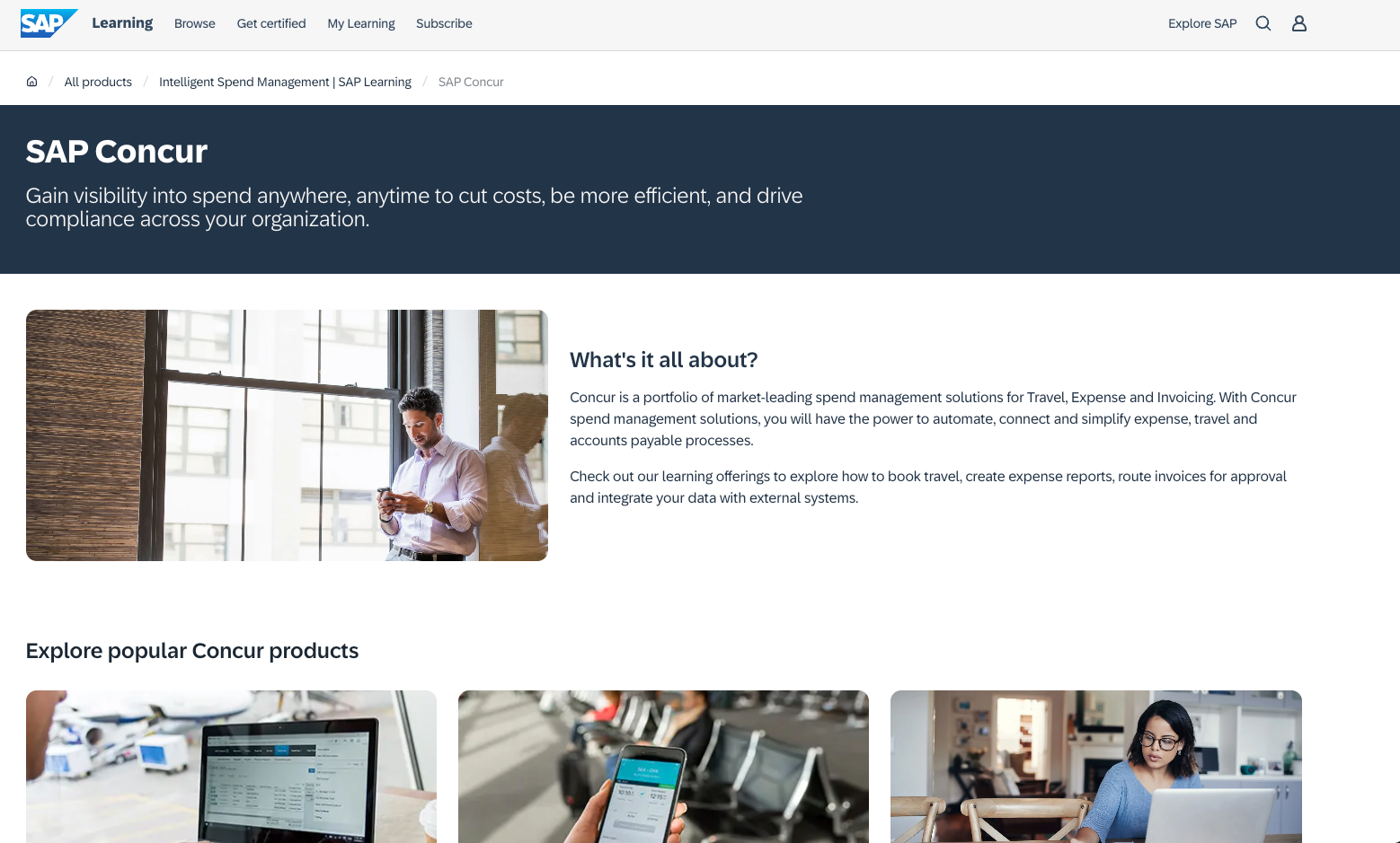 Where Can I Find End User Training Resources? - SAP Concur Community