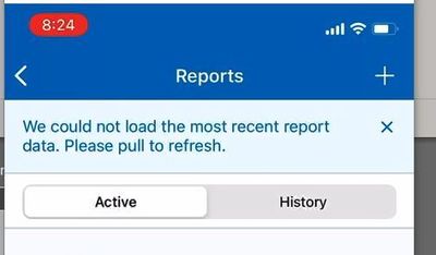 Mobile app refresh issue.JPG
