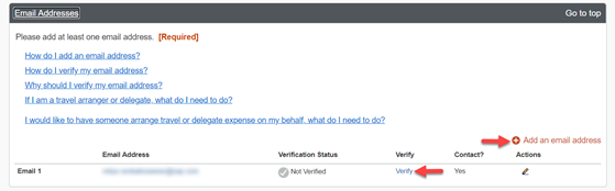How Do I Verify Email Addresses on My SAP Concur P... - SAP Concur ...