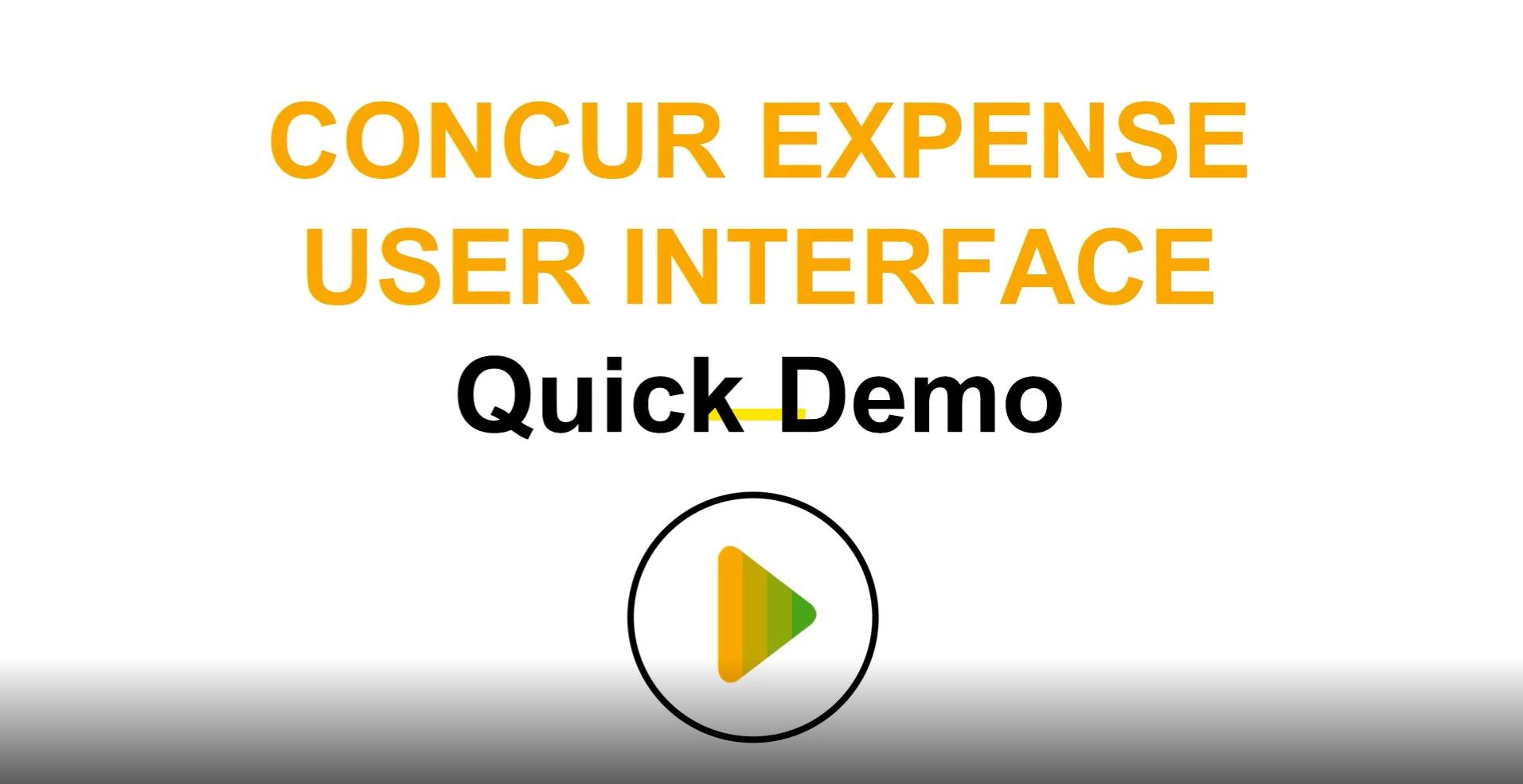 Concur Expense Nextgen Ui Demo Video Sap Concur Community