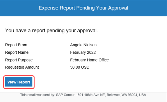 Update to Link in Workflow Notifications Email - SAP Concur Community