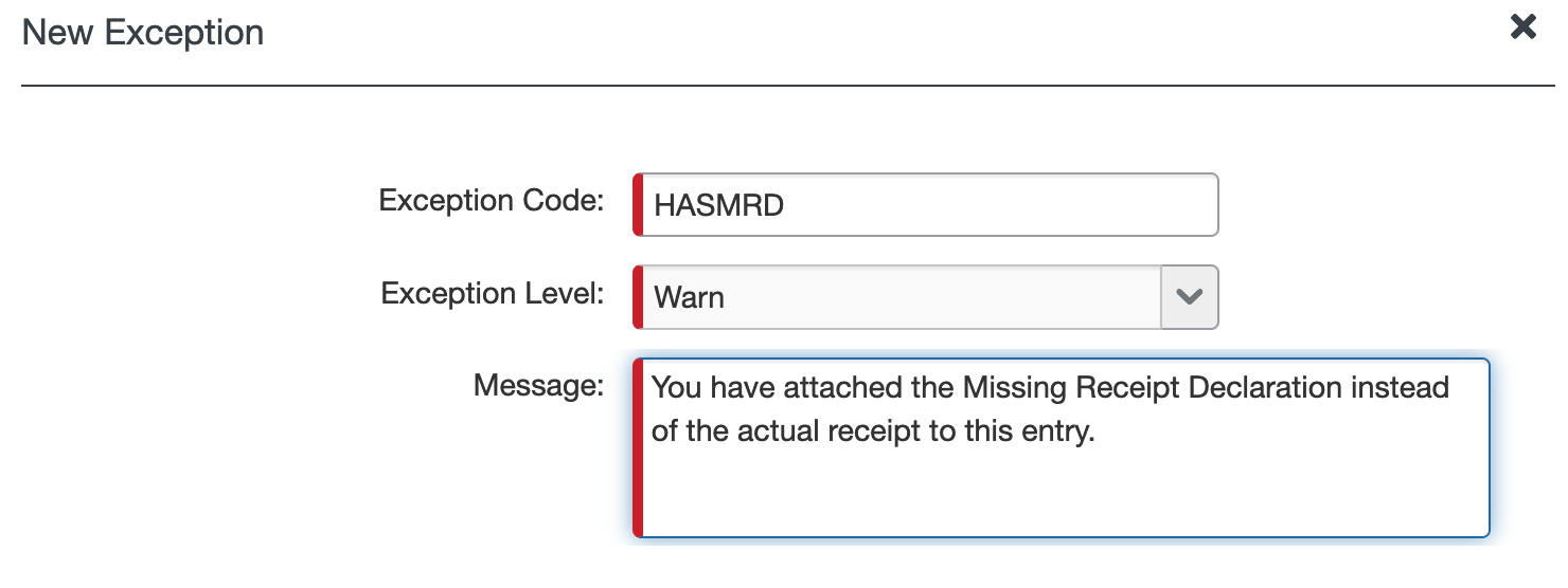 Solved: Query for Missing Receipt Declaration - SAP Concur Community