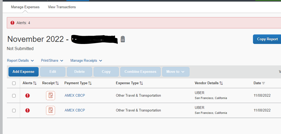 Solved: Missing receipt affidavit function - no longer the... - SAP