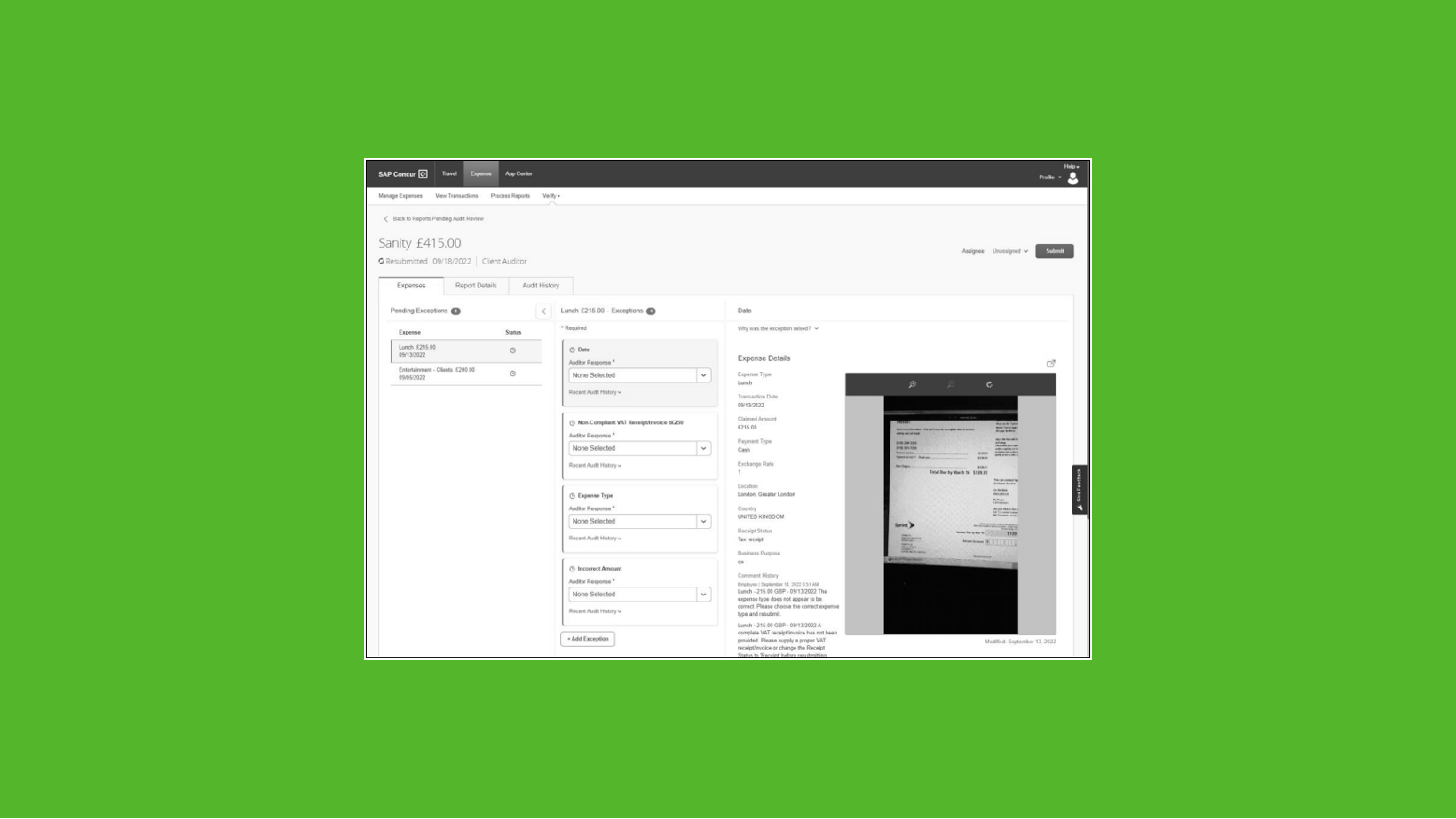 VERIFY: New User Interface Design for the Reports’... - SAP Concur ...