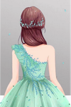 Girl in green..PNG