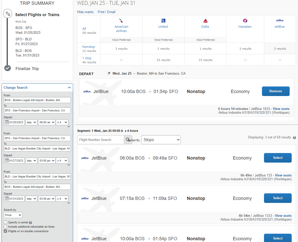 Solved: Trouble with Multi-City flights - SAP Concur Community