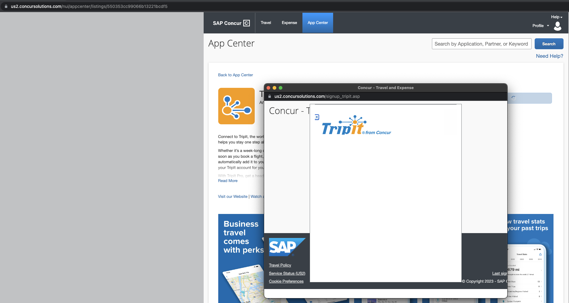 TripIt - SAP Concur App Center